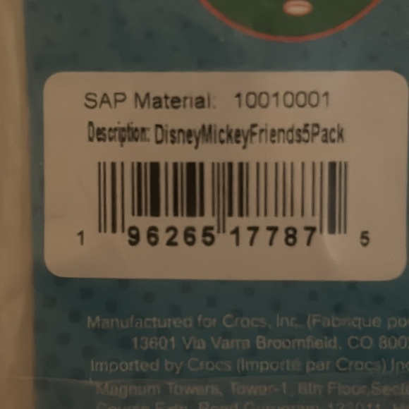 5 Disney & Friends Crocks Charms - Micky Minnie Donald Goofy & Pluto New! $30 - Picture 11 of 12